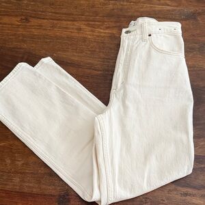 Abercrombie & Fitch womens Off-White Jeans